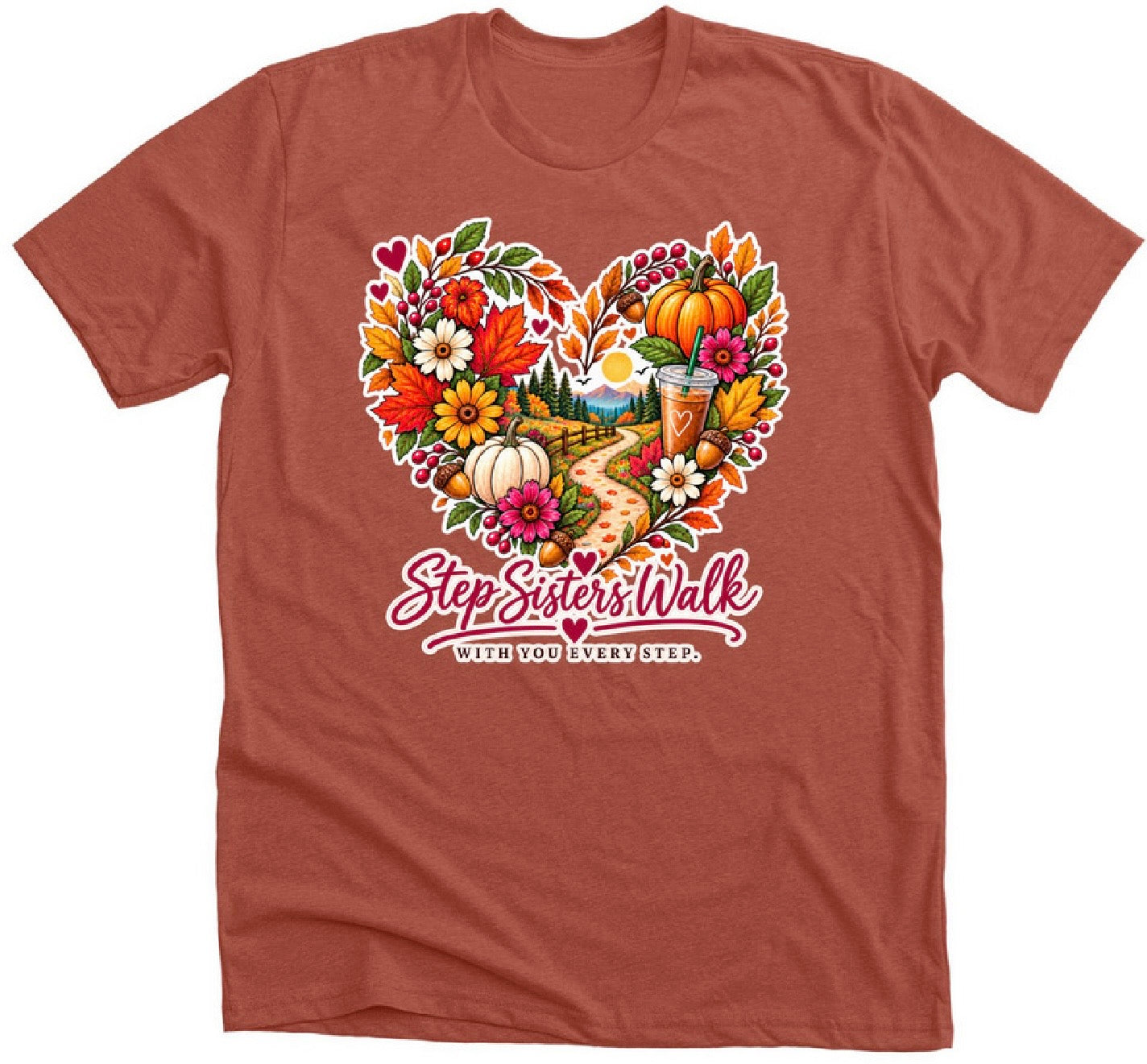 Tee - Fall into the Sisterhood | With You Every Step