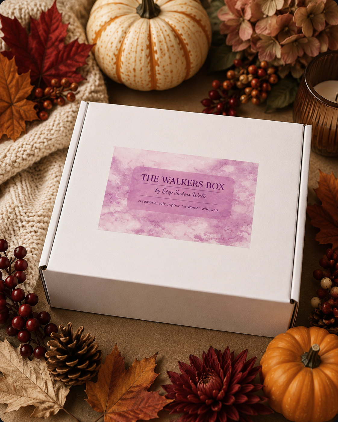 PREORDER! The Walkers Box by Step Sisters Walk - Fall Edition - Fall Into the Sisterhood