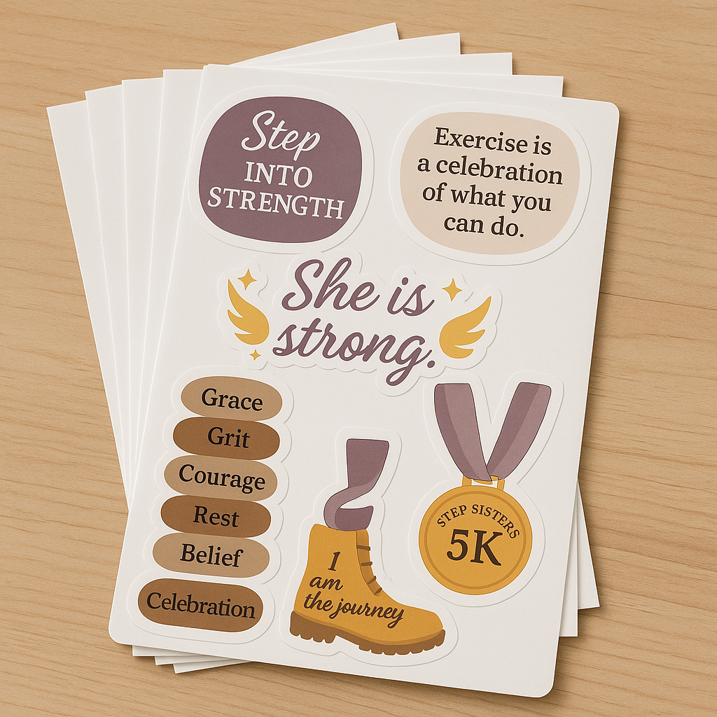 * Step Into Strength: A 6-Week Guided Journal to Walk a 5K
